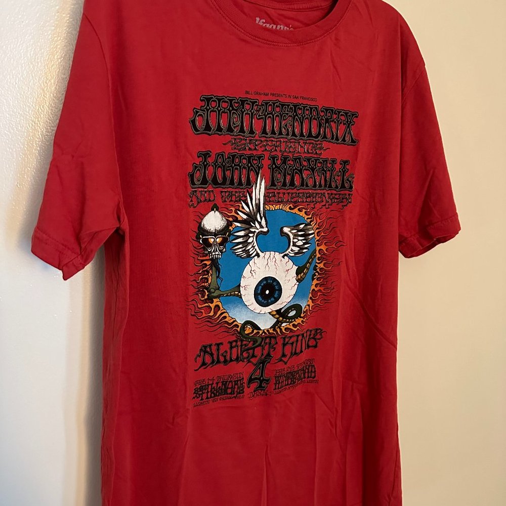 VINTAGE ROCK TEE: Jimi Hendrix, Mens L